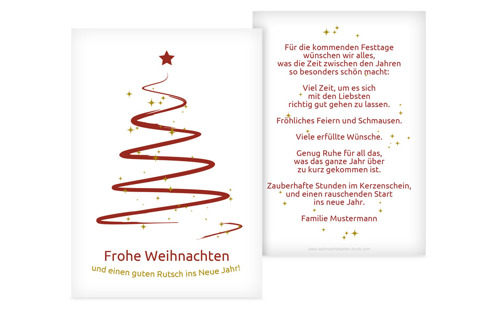 Ausgefallene Weihnachtskarten | Karten-Paradies.de