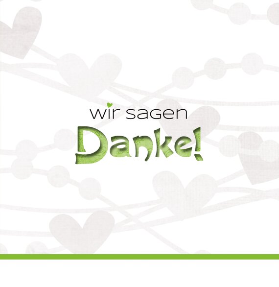 Ansicht 6 - Hochzeit Dankeskarte wilde Herzen