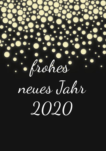 Ansicht 3 - Neujahrskarte Funkelregen