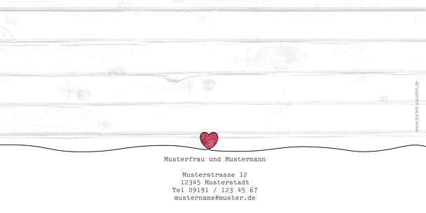 Ansicht 2 - Hochzeit Dankeskarte Mr&Mrs