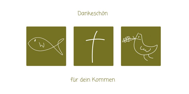 Ansicht 3 - Konfirmation Dankeskarte Triple