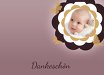 Ansicht 10 - Baby Dankeskarte Blütenzauber