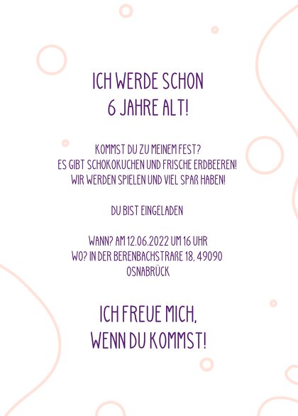 Ansicht 3 - Geburtstagseinladung Kleinkinder Drachenparty