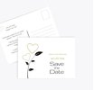 Save-the-Date Herzblume