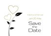 Ansicht 4 - Save-the-Date Herzblume