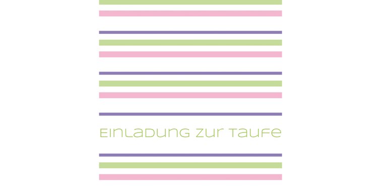 Ansicht 3 - Taufe line