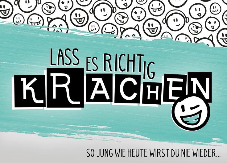 Ansicht 2 - Glückwunschkarte zum Geburtstag Krachen