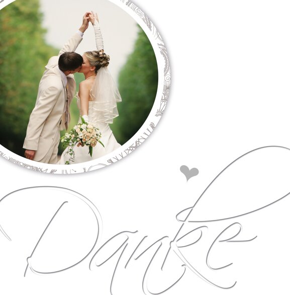 Ansicht 4 - Hochzeit Dankeskarte Traumhochzeit