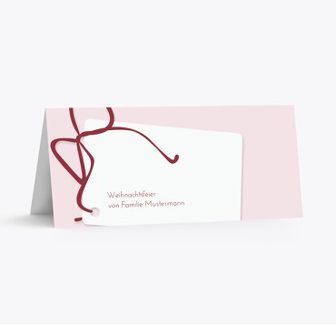 Tischkarte Geschenkanhänger