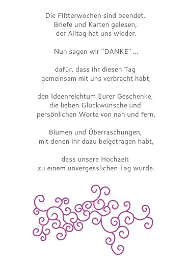 Ansicht 5 - Dankeskarte Band der Liebe