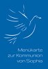 Ansicht 7 - Menükarte Kommunion Pigeon