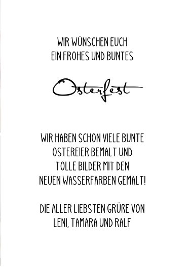 Ansicht 5 - Osterkarte Geoei