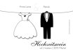 Ansicht 3 - Hochzeit Flaschenetikett dress and suit