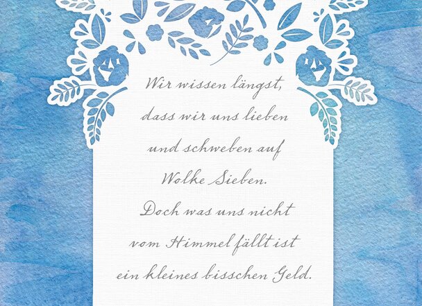 Ansicht 4 - Hochzeit Einladung Vogelpaar