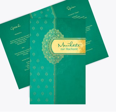 Hochzeit Menükarte Mumbai