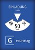 Ansicht 4 - Einladungskarte Parkuhr 50