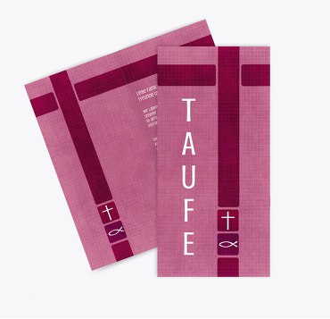 Taufkarte Glaube und Geborgenheit
