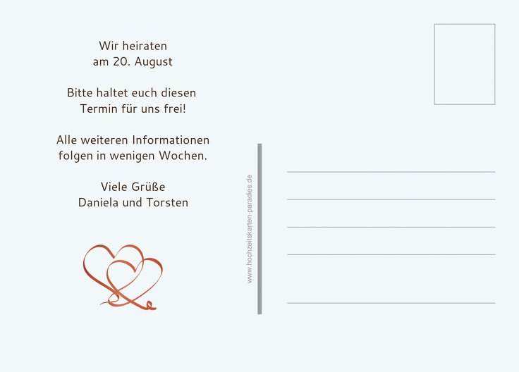 Ansicht 3 - Save-the-Date Turteltäubchen