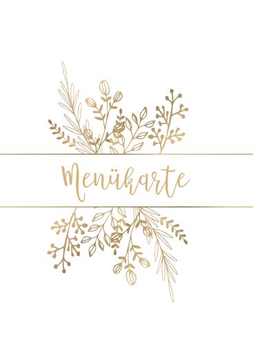 Ansicht 3 - Menükarte Goldblüte