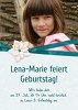 Ansicht 4 - Einladung zum Kindergeburtstag Foto Jasmin