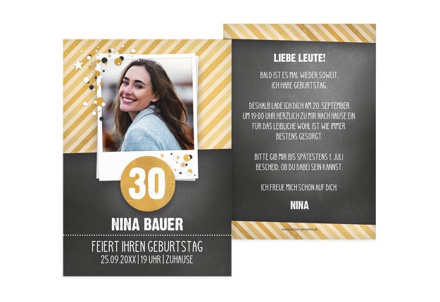 Einladungskarten Zum 30 Geburtstag Karten Paradies De