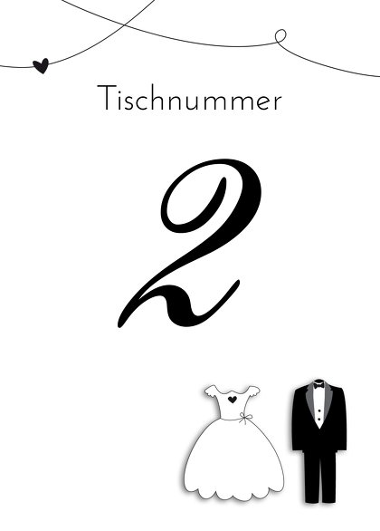 Ansicht 2 - Tischnummer dress and suit