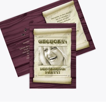 Geburtstagskarte Gesucht