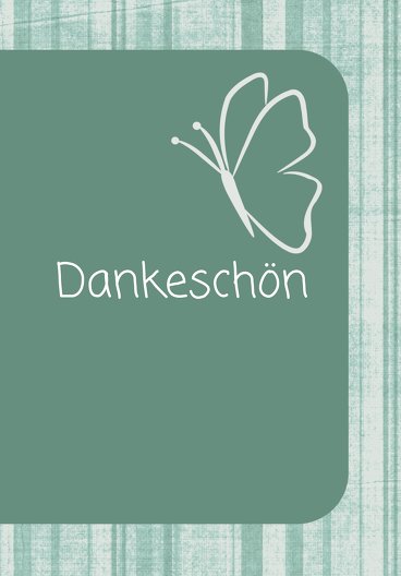 Ansicht 2 - Kommunion Danke Butterfly 2