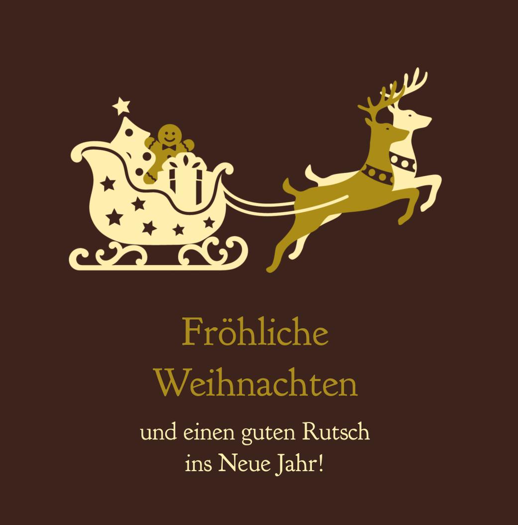 Grußkarte Kutsche selbst gestalten!