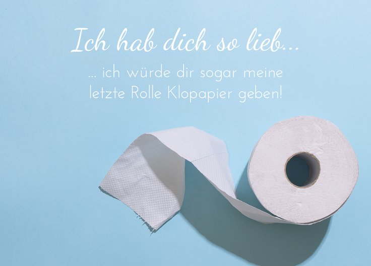 Ansicht 2 - Spruchkarte Letzte Rolle