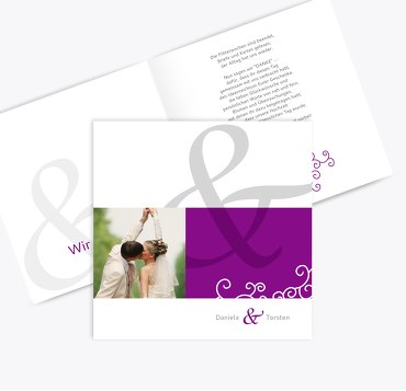 Dankeskarte Band der Liebe