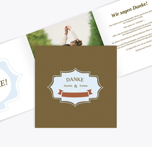 Hochzeit Danke Harmonie