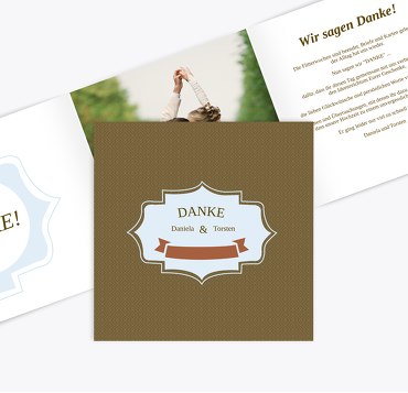Hochzeit Danke Harmonie