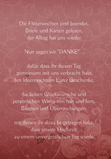 Ansicht 7 - Hochzeit Danke Liebeswunder