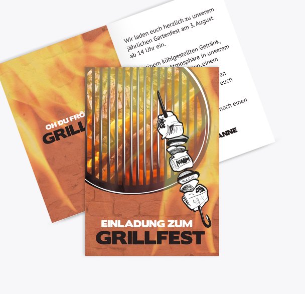 Einladung Sommerfest Grillzeit