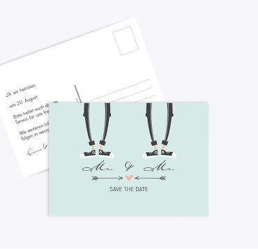 Save-the-Date Pärchen - Männer