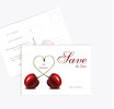 Hochzeit Save-the-Date Kirsche