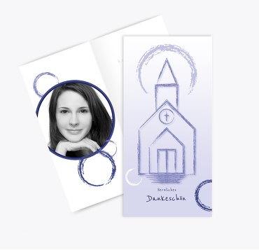 Firmung Dankeskarte Kirche