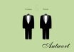 Ansicht 4 - Hochzeit Antwortkarte suits