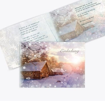 Einladung Schneehütte