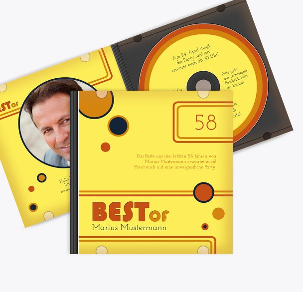 Einladung zum Geburtstag Best Of CD Foto