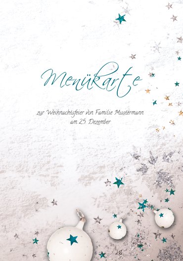 Ansicht 3 - Menükarte Sternenstaub