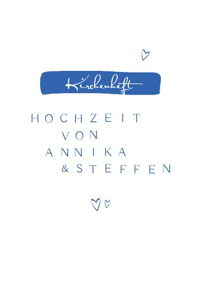 Ansicht 3 - Hochzeit Kirchenheft Buchstabenrätsel