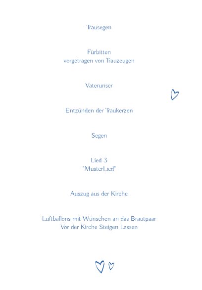 Ansicht 5 - Hochzeit Kirchenheft Buchstabenrätsel