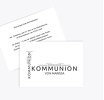 Kommunionskarte Script