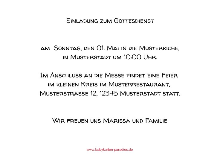 Ansicht 3 - Kommunionskarte Script