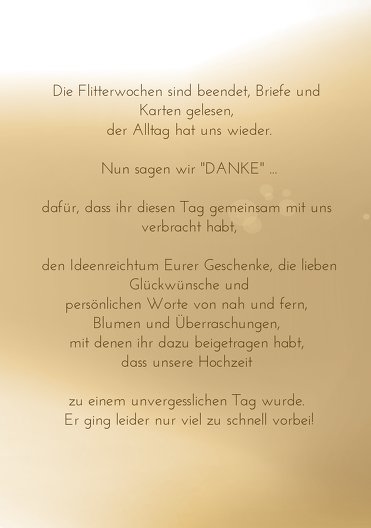 Ansicht 4 - Hochzeit Danke Liebeszauber