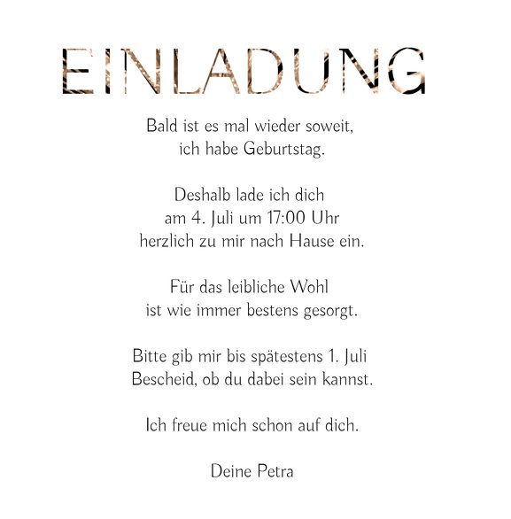 Ansicht 5 - Geburtstagseinladung Vintage Fotos