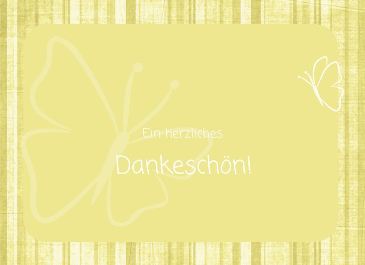 Ansicht 3 - Kommunion Danke Butterfly 2