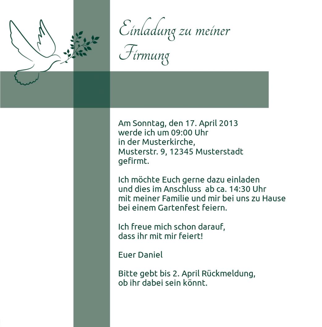 Firmkarte Glaubensbote selbst gestalten!